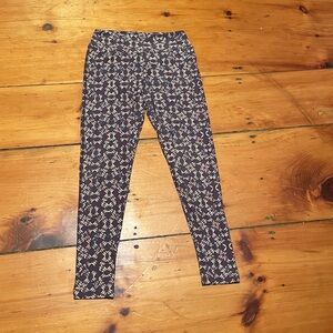 LuLaRoe Patterned Leggings - Black and White
